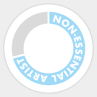 Non-Essential Artist Sticker